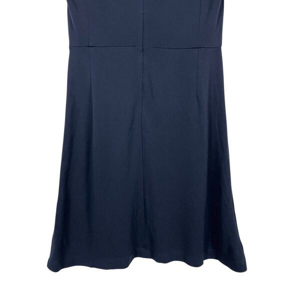 Draper James Sailor Button Knit Dress Nassau Navy Medium Nautical Sophisticated - Picture 12 of 16